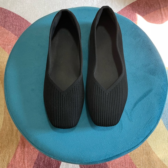 Square Toe Ballet Flats - Picture 7 of 9